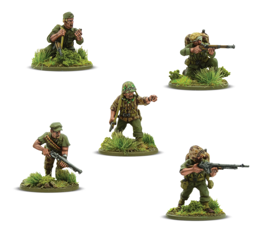 Escuadrón de marine raiders de EE. UU. Bolt Action. WARLORD GAMES