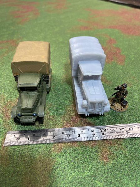 Example 3D print of WW2 vehicles