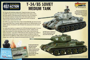 T34/85 Medium Tank - Warlord Games