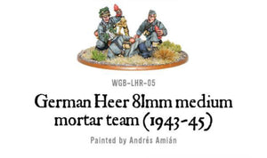 German Heer 81mm Medium Mortar Team