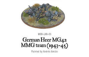 German Heer MG42 MMG Team (1943-45)