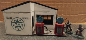 1930s-1940s French Gas Station Model