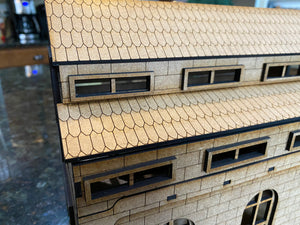 MDF Warehouse for table top war-gaming 28mm / 1:56 scale
