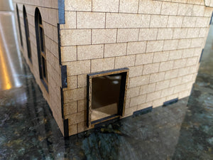 MDF Warehouse for table top war-gaming 28mm / 1:56 scale