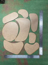 Load image into Gallery viewer, Organic shapes MDF terrain base set
