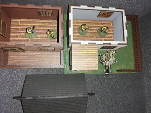 Russian Two-Story Rural House 28mm MDF