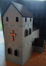 Load image into Gallery viewer, European stone church 28mm MDF
