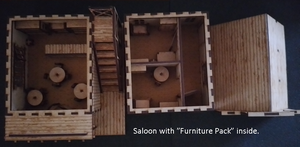 Western Saloon for tabletop gaming -