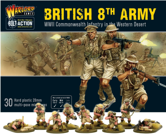 8th Army Infantry  - Warlord Games