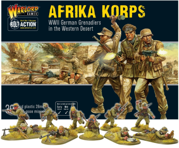 Afrika Korps Infantry - Warlord Games