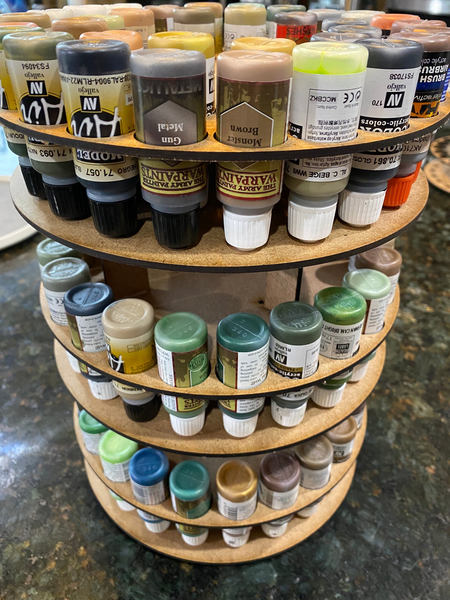 Paint storage for dropper bottle paints – Father and Son Gaming